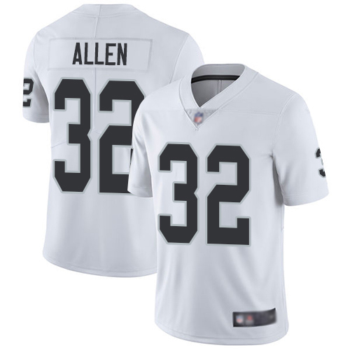 Men Oakland Raiders Limited White Marcus Allen Road Jersey NFL Football #32 Vapor Untouchable Jersey